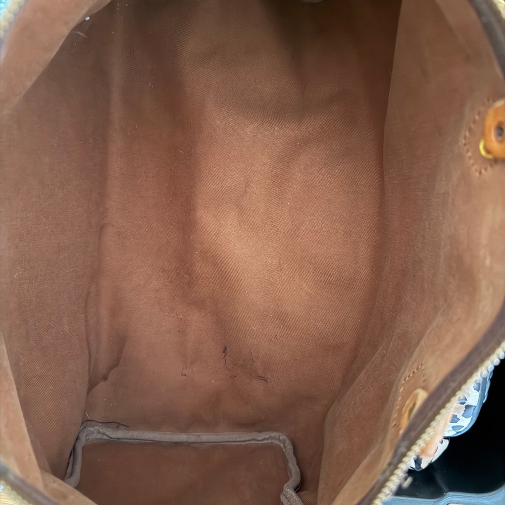 Louis Vuitton Brown Monogram Bag with Multicolor Rainbow Accents - Picture 7 of 7